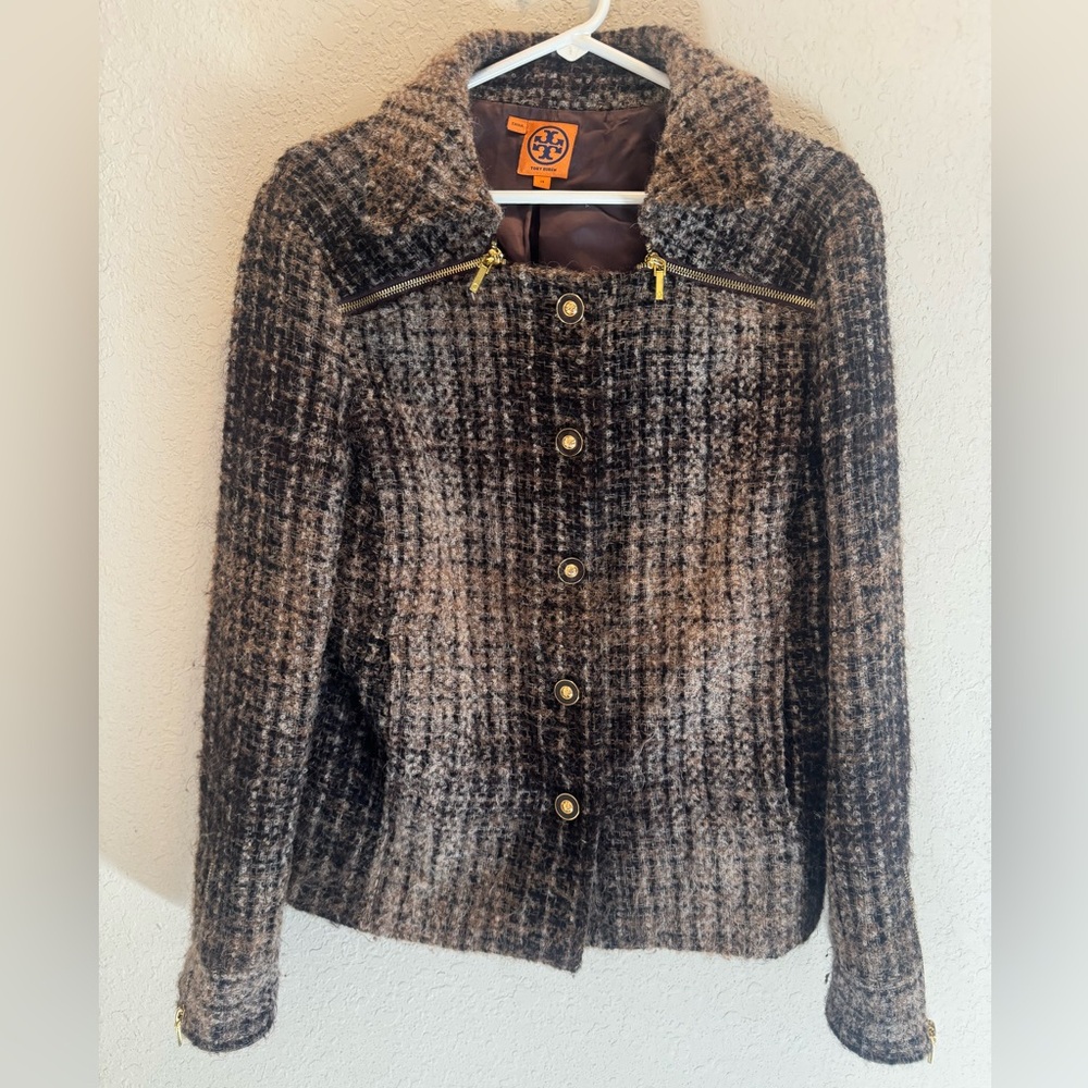 Tory Burch Quinn Wool Jacket Sz 14 Pre Thanksgiving Sale